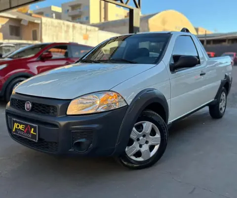 Fiat Strada Hard Working 1.4  - Branca - 2019/2020