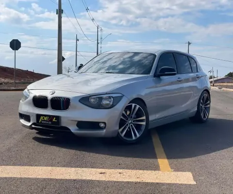 BMW 116ia 1.6 Turbo - Prata - 2013/2014