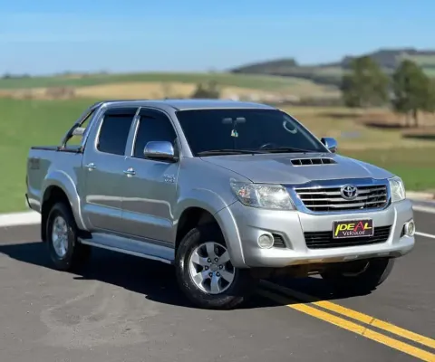Toyota Hilux CD SRV D4-D 4x4 3.0 TDI Diesel Aut  - Prata - 2011/2012