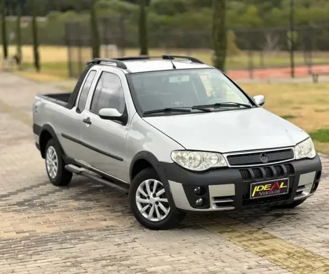 Fiat Strada Adv/Adv TRYON 1.8 mpi Flex 8V CE  - Prata - 2007/2008
