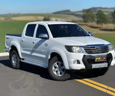 Toyota Hilux CD SRV 4x4 2.7 Flex 16V Aut.  - Branca - 2012/2013