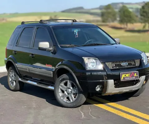 Ford EcoSport XLT 1.6 Flex 8V 5p  - Preta - 2007/2007