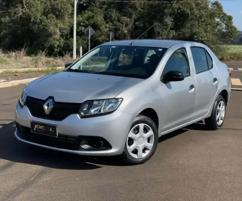 Renault Logan Authentique 1.0 - Prata - 2017/2018