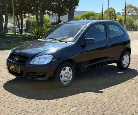 Chevrolet Celta Spirit - Preta - 2010/2011