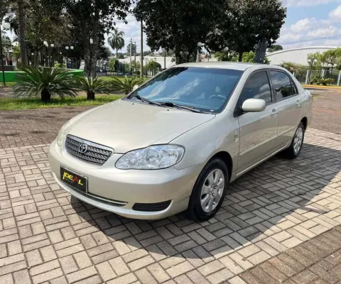 Toyota Corolla XEI 1.8 FLEX - Bege - 2007/2008