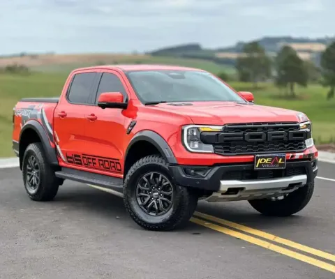 Ford Ranger Raptor 3.0 V6 Bi-Turbo - Laranja - 2023/2024