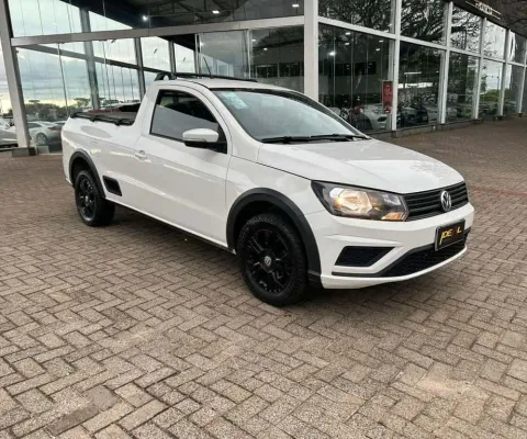 Volkswagen Saveiro 1.6 TRENDLINE TOTAL FLEX  - Branca - 2021/2022
