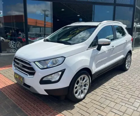 Ford EcoSport Titanium  - Branca - 2020/2021