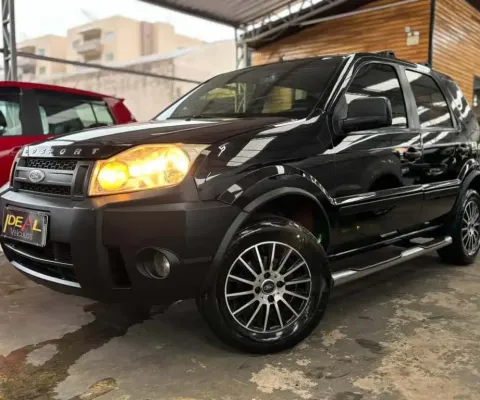 Ford EcoSport XLS 1.6/ 1.6 Flex 8V 5p  - Preta - 2008/2008