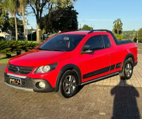 Volkswagen Saveiro Cross 1.6 Cabine Estendida  - Vermelha - 2011/2012