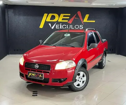 Fiat Strada Strada Working 1.4 mpi Fire Flex 8V CD  - Vermelha - 2011/2012
