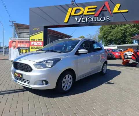 Ford KA SE Plus - Prata - 2017/2018