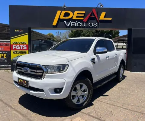 Ford Ranger XLT - Branca - 2021/2022