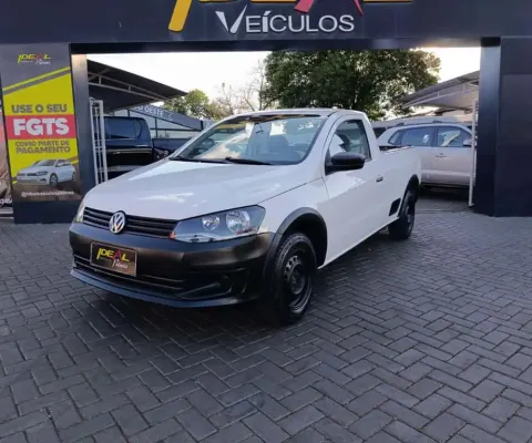 Volkswagen Saveiro Mi 1.6 - Branca - 2013/2014