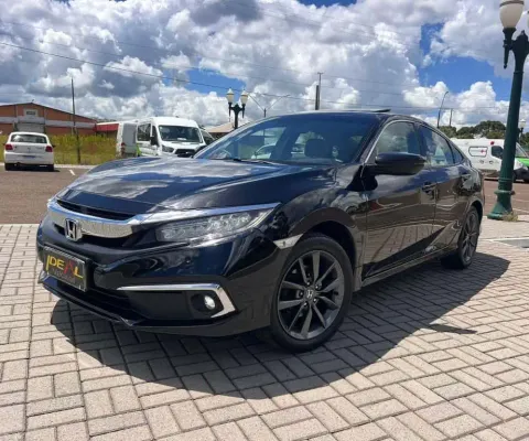 Honda Civic TOURING CVT - Preta - 2019/2020
