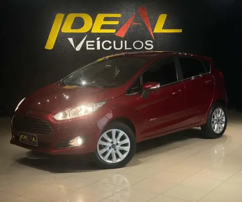 Ford Fiesta TIT./TIT.Plus 1.6 16V Flex Aut.  - Vermelha - 2014/2015