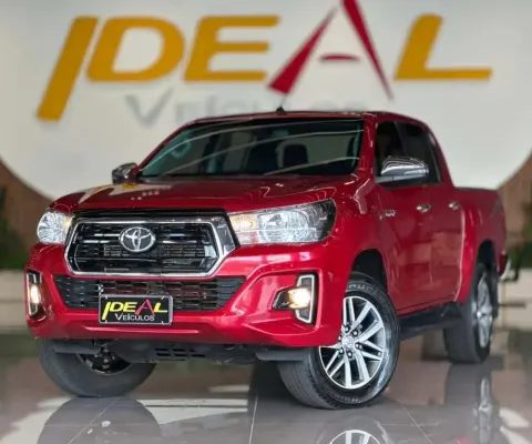 Toyota Hilux SRV 4x4 2.8 Diesel Aut.  - Vermelha - 2020/2020