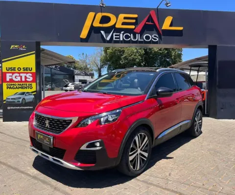 Peugeot 3008 Griffe Pack 1.6  - Vermelha - 2019/2020
