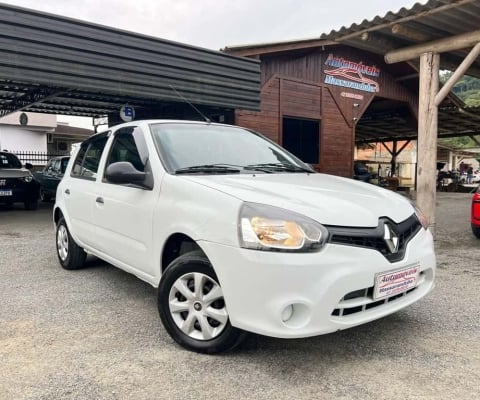 Renault Clio RN/Alizé/Expr./1.0 Hi-Power 16V 5p  - Branca - 2014/2015