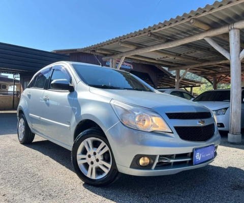 Chevrolet Agile LTZ 1.4 FLEX 2011 COMPLETO - Prata - 2011/2011