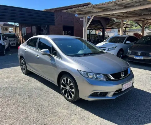 Honda Civic Sedan LXR 2.0 Flexone 16V Aut. 4p  - Cinza - 2015/2016