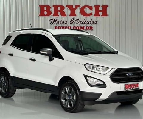 Ford EcoSport FREESTYLE 1.5 12V Flex 5p Mec.  - Branca - 2018/2019
