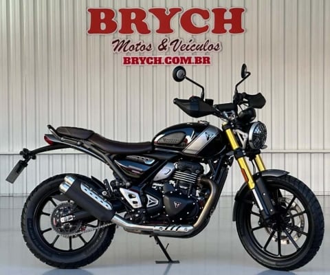 Triumph Scrambler 400 X ABS - Preta - 2024/2025