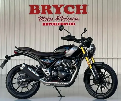 Triumph Scrambler 400 X ABS - Preta - 2024/2024