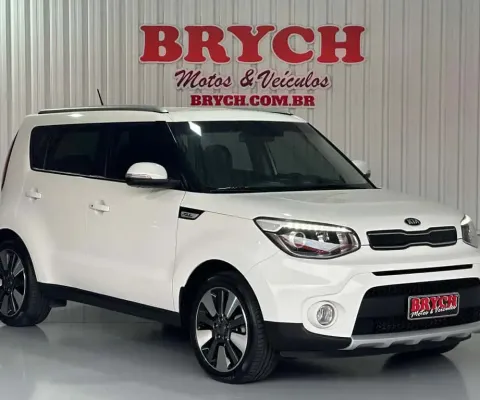 Kia Soul 1.6/ 1.6 16V FLEX Aut.  - Branca - 2018/2019