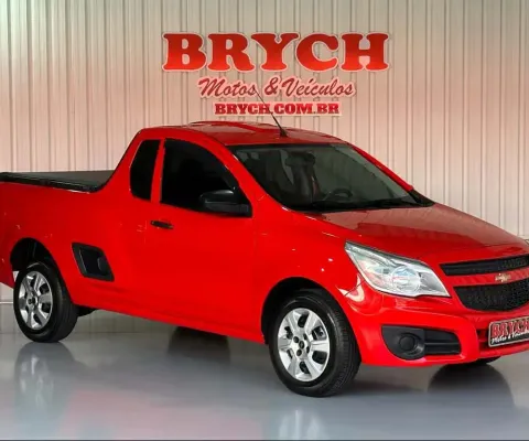 Chevrolet Montana LS 1.4 ECONOFLEX 8V 2p  - Vermelha - 2016/2017