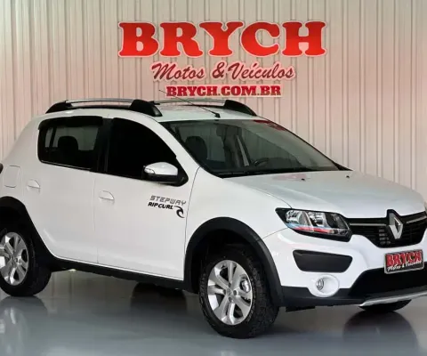 Renault Sandero STEPWAY Flex 1.6 16V 5p  - Branca - 2017/2018