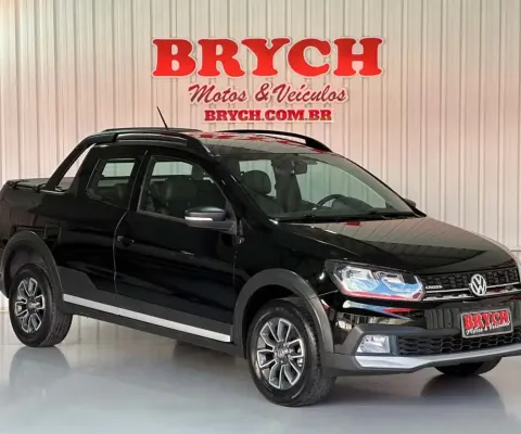 Volkswagen Saveiro CROSS 1.6 T.Flex 16V CD  - Preta - 2021/2022