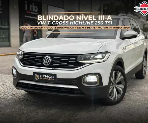 Volkswagen T-cross 2020 1.4 250 tsi total flex highline automático