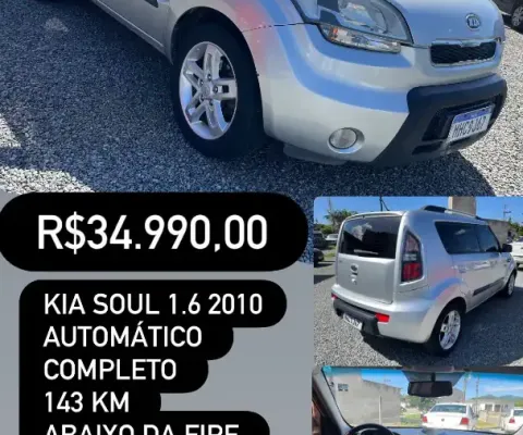 Kia Soul 1.6 2010 abaixo da Fipe 