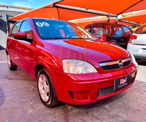 Chevrolet Corsa Hatch Corsa Hat. Premium 1.4 8V ECONOFLEX 5p  - Vermelha - 2008/2009