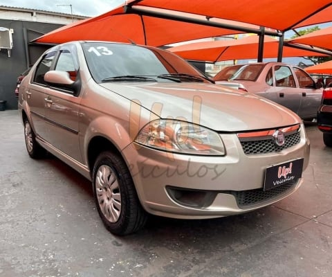 Fiat Siena EL 1.0 FLEX - Bege - 2012/2013