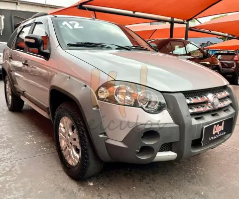 Fiat Palio WK ADVEN FLEX - Prata - 2011/2012