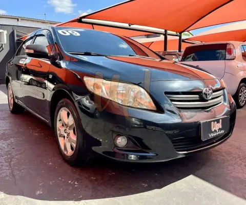 Toyota Corolla 1.8 16V 4P XEI FLEX - Preta - 2008/2009