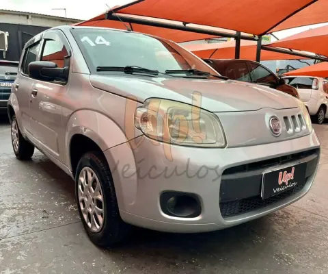 Fiat Uno 1.0 FIRE EVO VIVACE  - Prata - 2013/2014