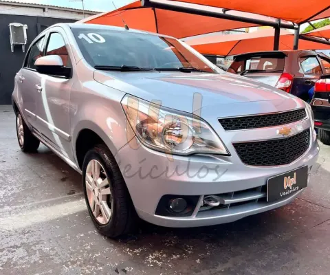 Chevrolet Agile AGILE 1.4 MPFI LTZ 8V 4P - Prata - 2009/2010