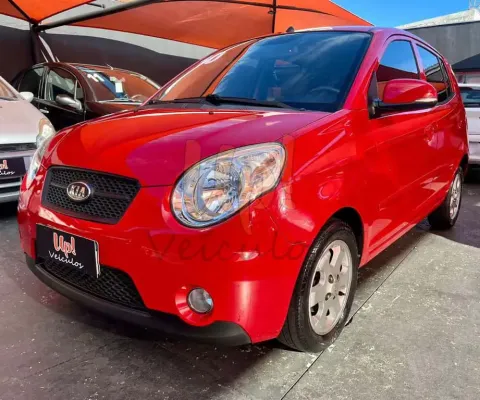 Kia Picanto  1.0 EX 12V 4P  0 a 0 - Vermelha - 2010/2010