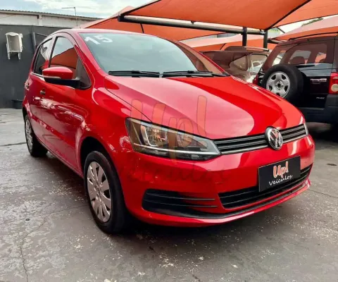 Volkswagen Fox FOX 1.0 MI TRENDLINE 8V - Vermelha - 2014/2015