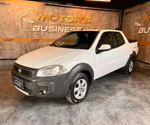 Fiat Strada Freedom 1.4 Flex 8V CD  - Branca - 2019/2020