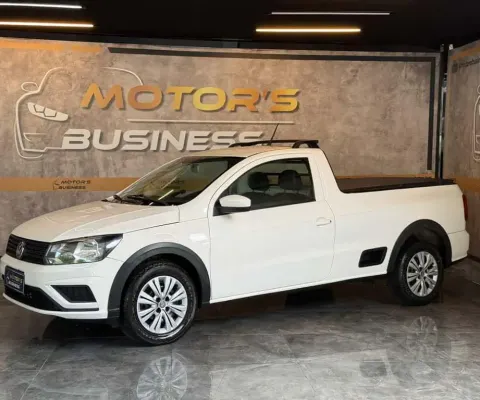 Volkswagen Saveiro Robust 1.6 Total Flex 8V  - Branca - 2020/2021