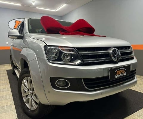 Volkswagen Amarok /VW  CD 4X4 HIGH - Prata - 2014/2014
