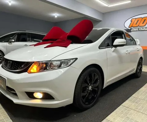 Honda Civic LXR - Branca - 2014/2015