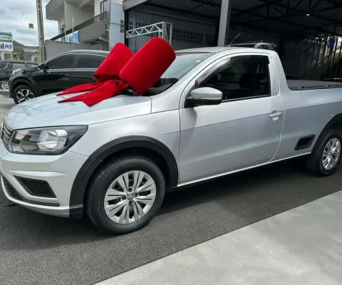 Volkswagen Saveiro 1.6 TRENDLINE - Prata - 2019/2020