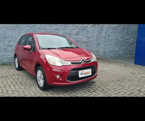 Citroën C3 Style 1.2 Flex 12V Mec.  - Vermelha - 2016/2017