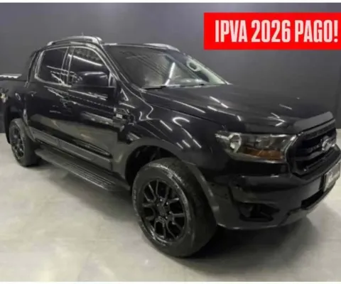 Ford Ranger 2022 2.2 black 4x2 cd 16v diesel 4p automático