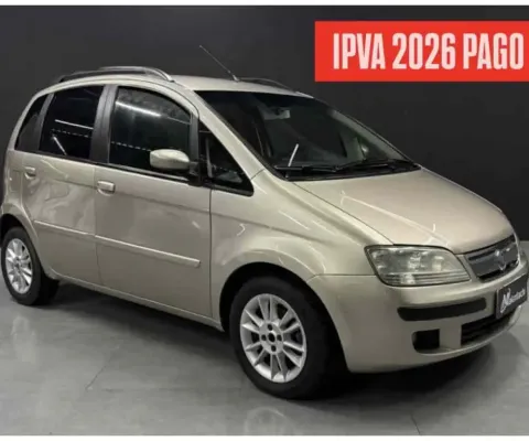 Fiat Idea 2009 1.4 mpi elx 8v flex 4p manual